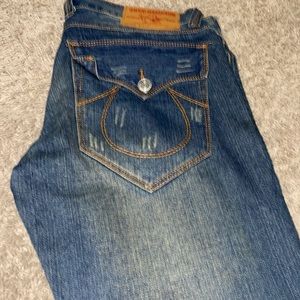 True Religion jeans wide leg